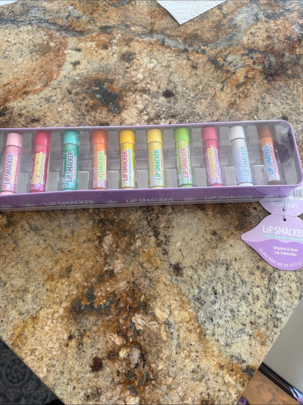 Lip Smacker Multi-Pack Lip Balm Set — Assorted Pastel Colors